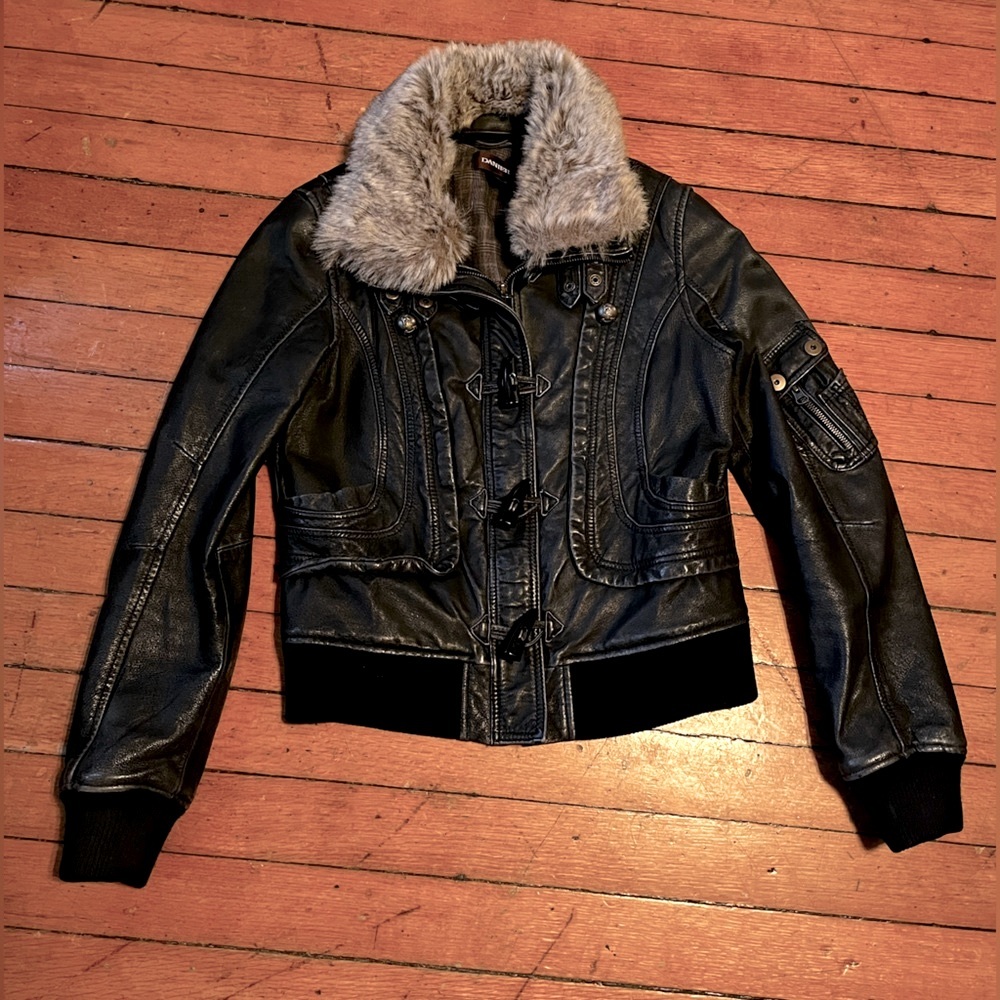 Genuine Leather Danier Bomber Jacket